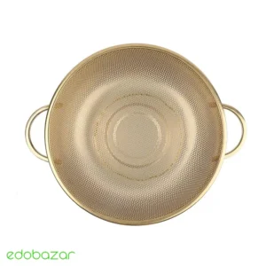 خرید آبکش استیل طلایی