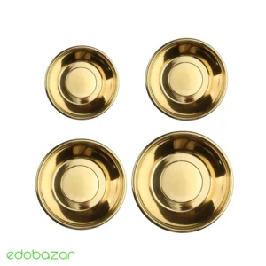 لگن استیل طلایی