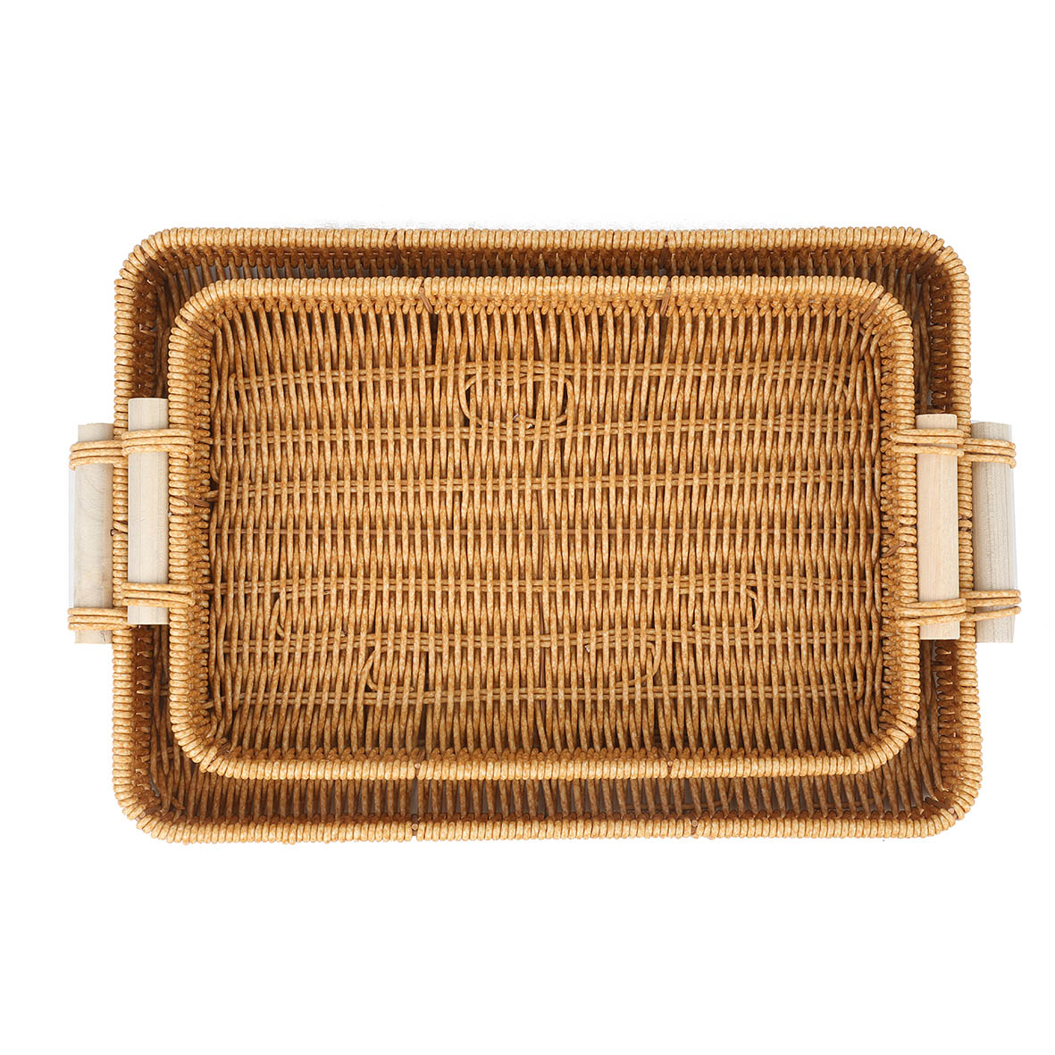 سبد حصیری مستطیلی