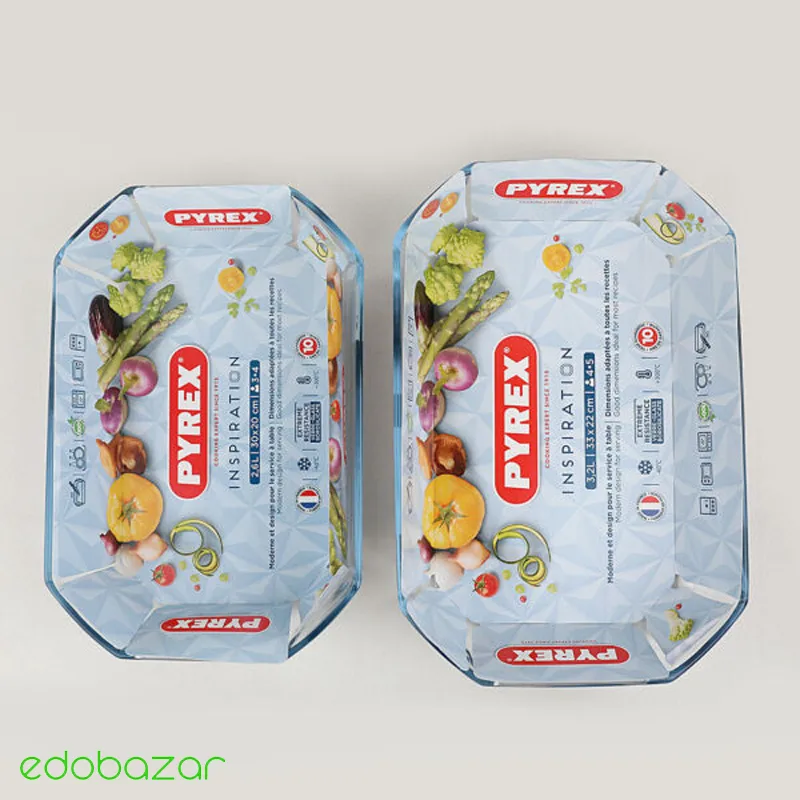 ظرف پیرکس هشت ضلعی