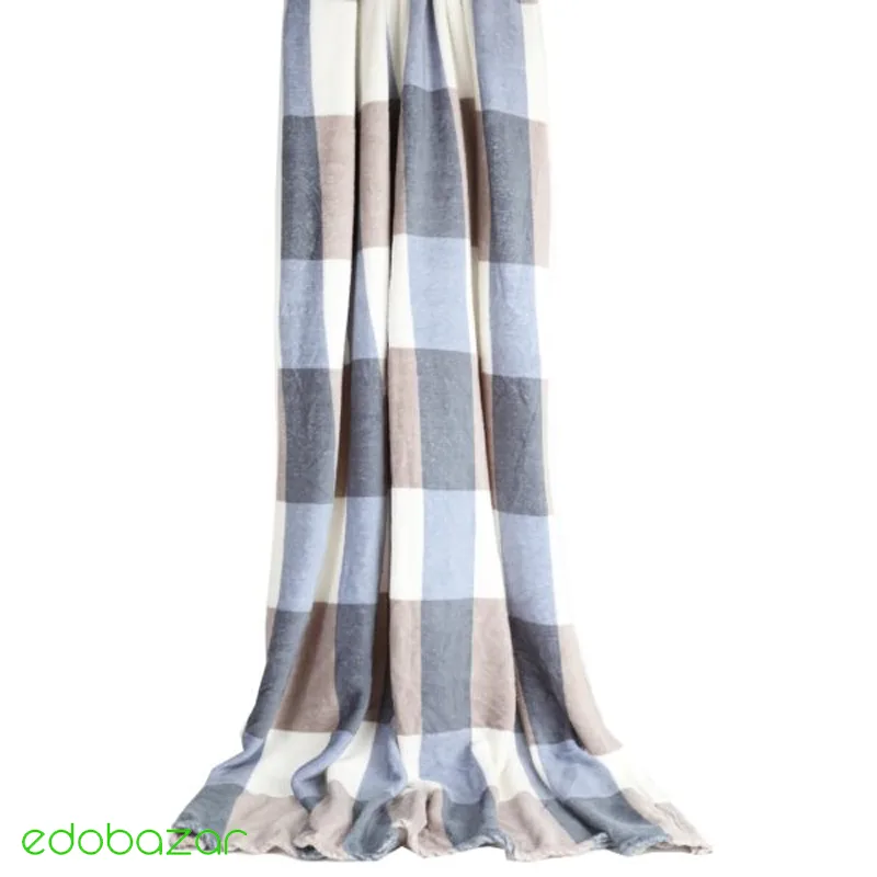 خرید پتو طرح دار چهارخونه