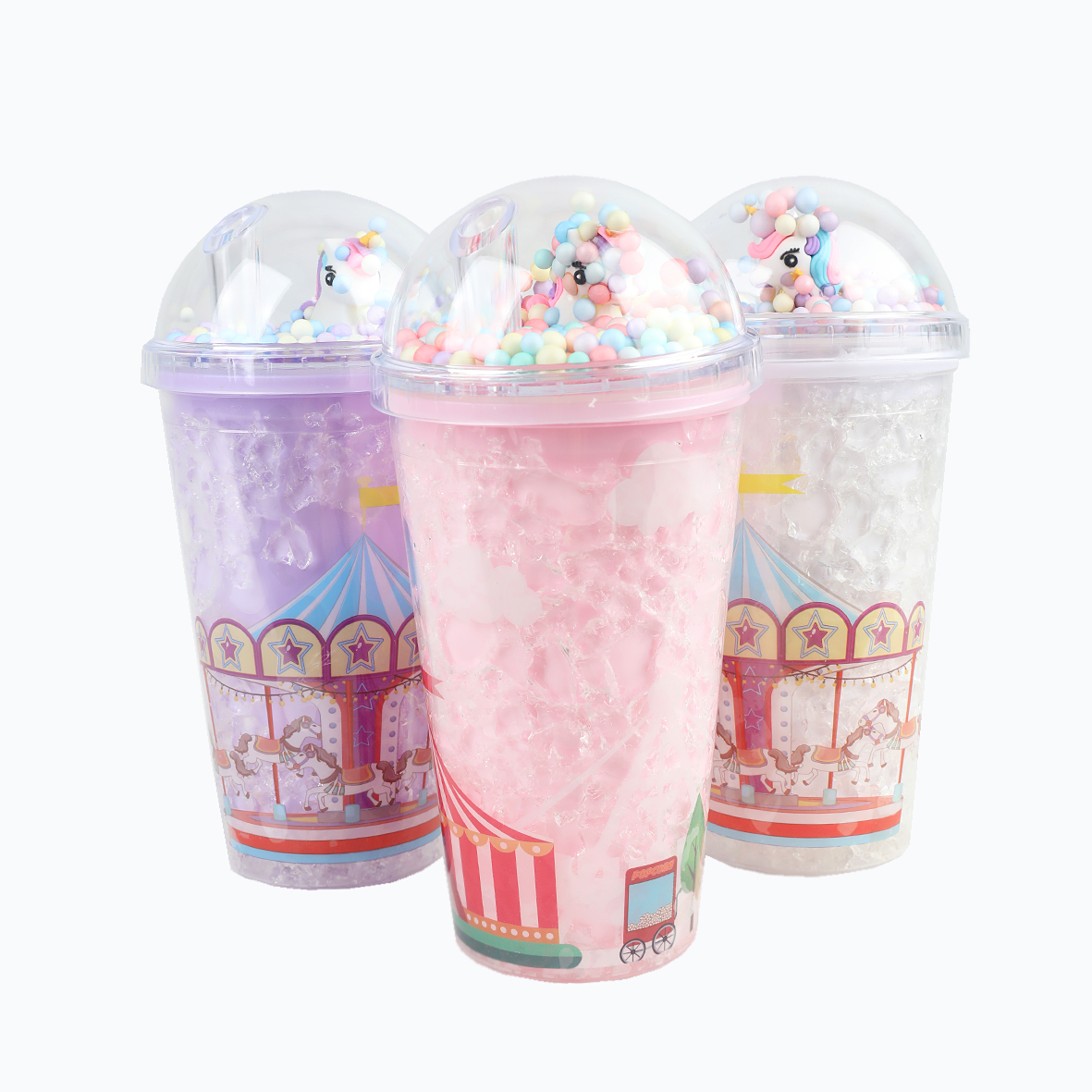 لیوان اسموتی طرح یونیکورن