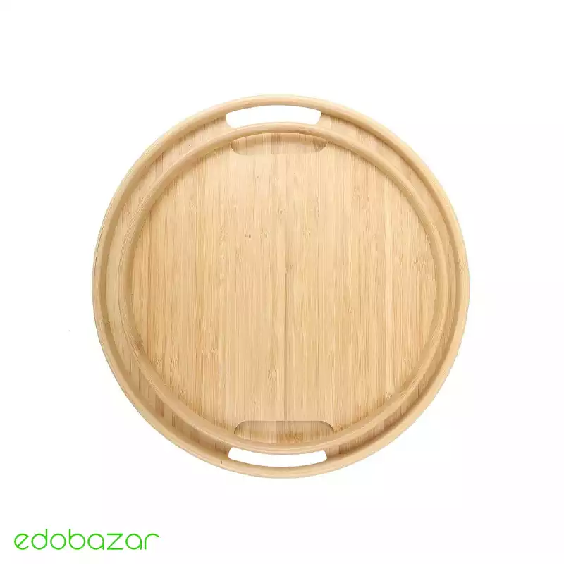 سینی گرد بامبو