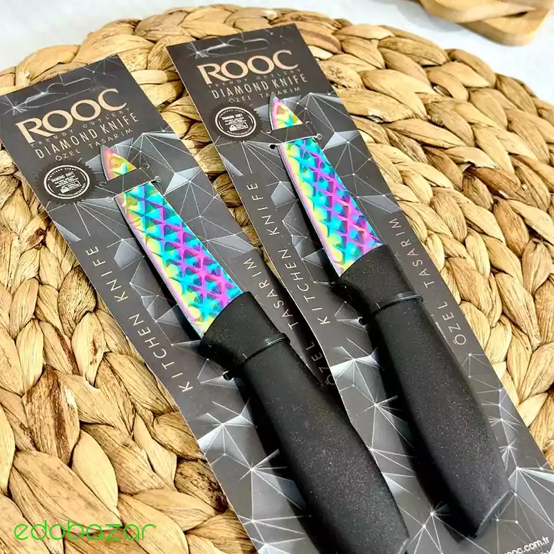 چاقو تیغه استیل 7 رنگ