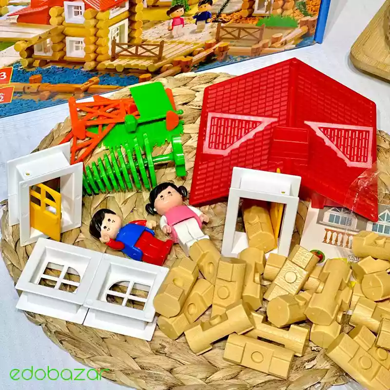 بازی ساختنی خانه جنگلی 62تیکه