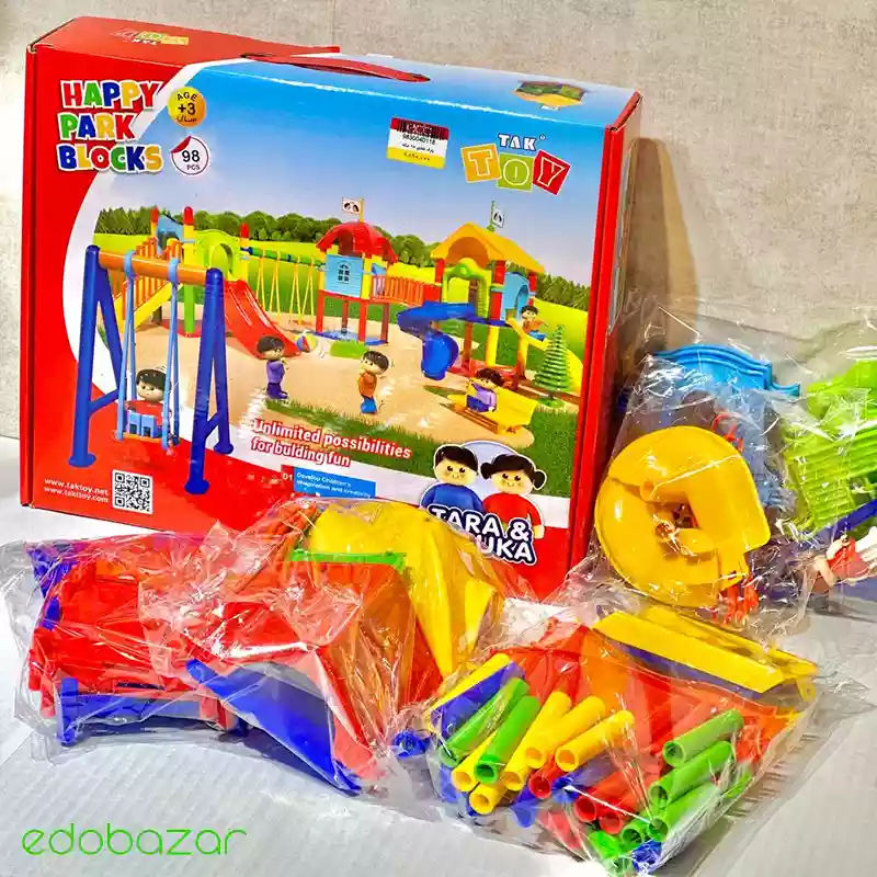 بازی ساختنی پارک شادی 98 تیکه