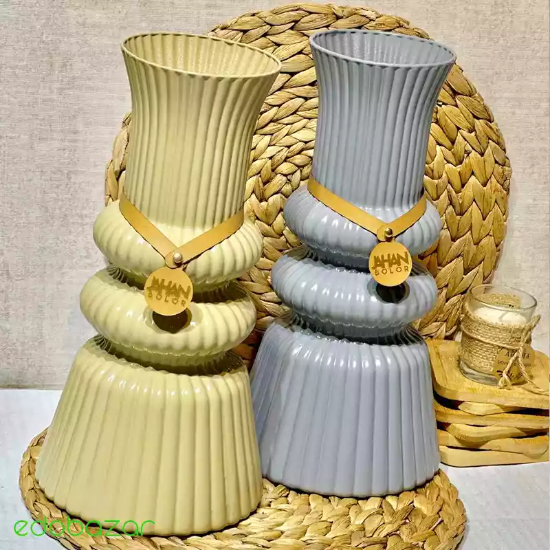 گلدان شیشه ای طرح الکا