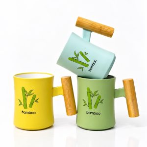 لیوان دسته بامبو