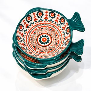 پیاله طرح ماهی