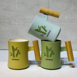 لیوان دسته بامبو