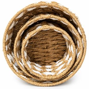 سبد نان حصیری گرد